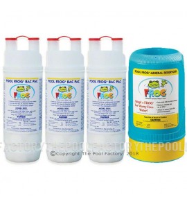 Pool Frog Above Ground Value Pack - 3 BAC PACS & MINERAL RESERVOIR Pool Frog Above Ground Value Pack - 3 BAC PACS & MINERAL RESERVOIR