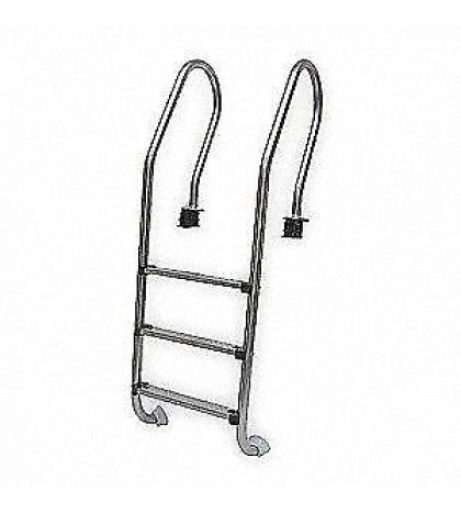 GRAINGER APPROVED Ladder, Pool, 4 Stainless Steel Steps, 2ZTR4