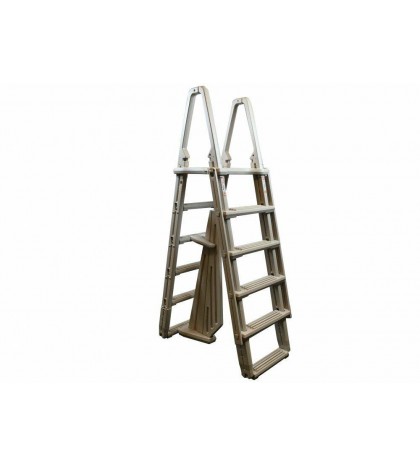 Confer 7100B Evolution A-frame Above Ground Swimming Pool Ladder 48 to 54-Inch