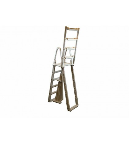 Confer 7100B Evolution A-frame Above Ground Swimming Pool Ladder 48 to 54-Inch