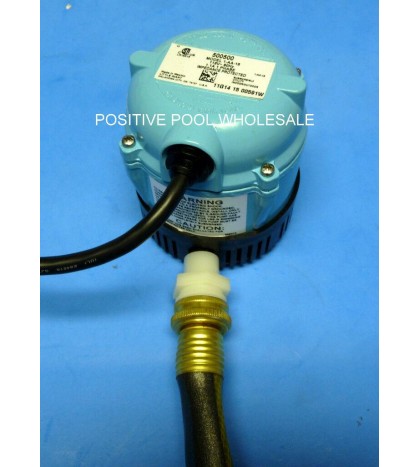Little Giant 500500 1-AA-18 Submersible Cover Pump with 18-Feet Cord, 170 GPH