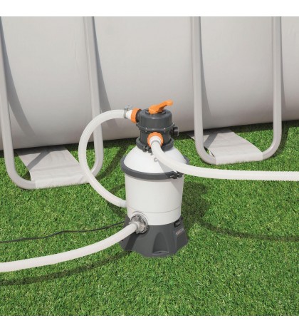 Bestway 58496E 1000 Gallon Pool Pump, One Size, Gray