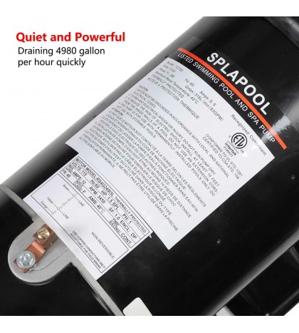 Yescom 1.5hp Above Ground Swimming Pool Pump