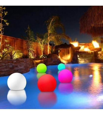 Led Floating Pool Light Ball With Speaker