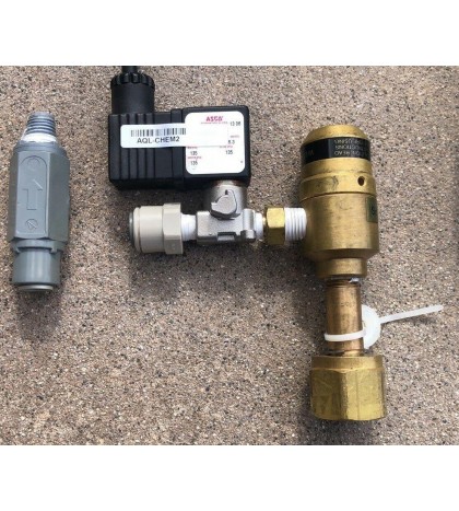 Hayward AQLCHEM2 Goldline Sense and Dispense pH Kit with 120V Solenoid Valve