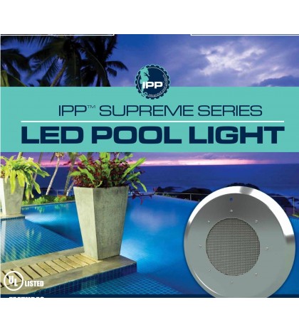 Swimming Pool LED 12V Light UL 50ft 6 Color UL Approved USA Made IPP Supreme