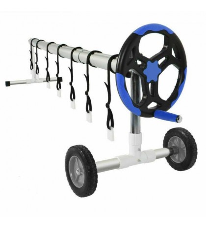 Swimming Pool Cover Reel 18FT Stainless Steel Inground Solar Cover Extra Long