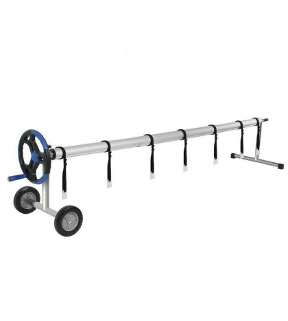 Swimming Pool Cover Reel 18FT Stainless Steel Inground Solar Cover Extra Long