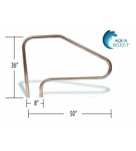 In-Ground Swimming Pool Stainless Steel Ladder Step Handrail In-Ground Swimming Pool Stainless Steel Ladder Step Handrail