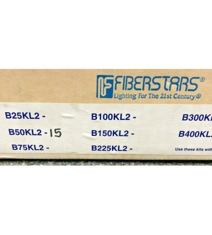 FIBERSTARS 15' 50 STRAND FIBER KIT W/ SEALED LENS ASSY (SR SMITH - B50KL2-15)