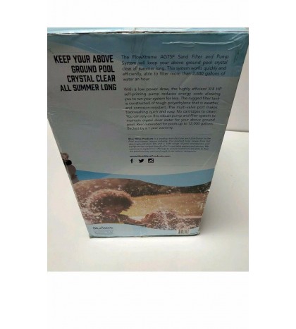 FlowXtreme Pump and Sand Filter System Above Ground