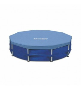 Intex 15ft Round Metal Frame Pool Cover Intex 15ft Round Metal Frame Pool Cover