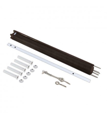 4 X 12 Feet Swimming Pool Mesh Safety Fence Barrier In Ground Fencing Brown New