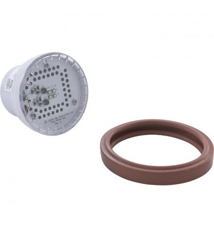 J&J Electronics PureWhite 2 LED 120V, 7W White LED Pool and Spa Light Fixture