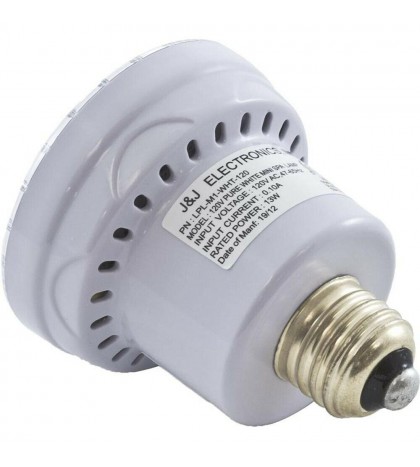 J&J Electronics PureWhite 2 LED 120V, 7W White LED Pool and Spa Light Fixture