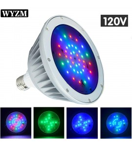 WYZM 120V Color Changing 20w Pool Lights LED,100w Haolegen Bulb Replacement, WYZM 120V Color Changing 20w Pool Lights LED,100w Haolegen Bulb Replacement,