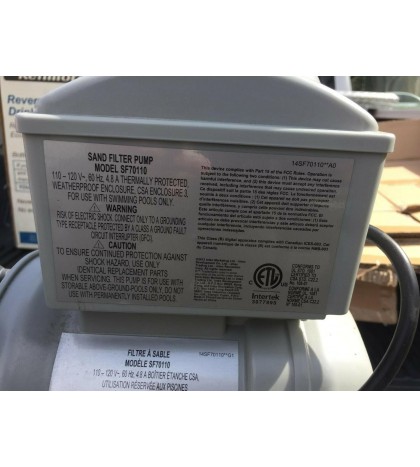 Intex Swimming Pool Sand Filter SF70110 Pump TESTED
