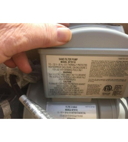 Intex Swimming Pool Sand Filter SF70110 Pump TESTED