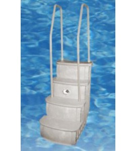 Main Access iStep Above Ground Swimming Pool Deck Entry Steps Ladder