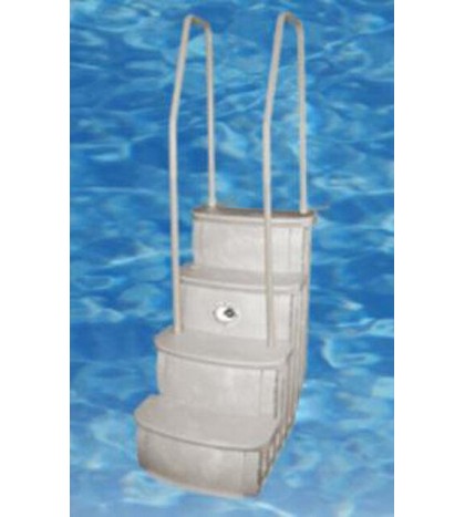 Main Access iStep Above Ground Swimming Pool Deck Entry Steps Ladder