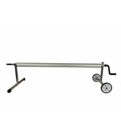 Inground Stainless Steel Solar Pool Cover Reel For Pools Up To 24' Wide