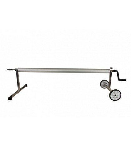 Inground Stainless Steel Solar Pool Cover Reel For Pools Up To 24' Wide