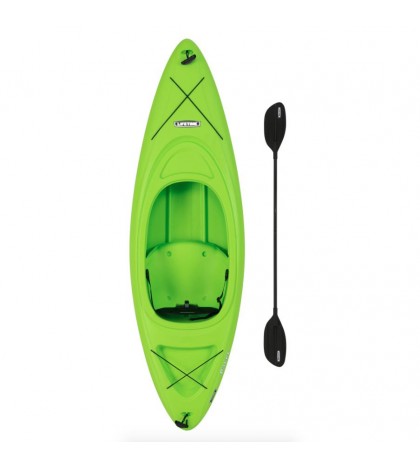 Lifetime 8ft. Pacer 80 Sit-In Kayak w/ Paddle - Lime Green - Brand New