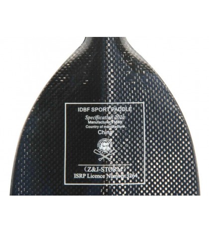 ZJ SPORT IDBF Approved New Full Carbon Fiber Dragon Boat Paddle STORM Model