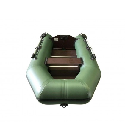 FISH 240 green inflatable fishing boat top quality 100% built in Europe