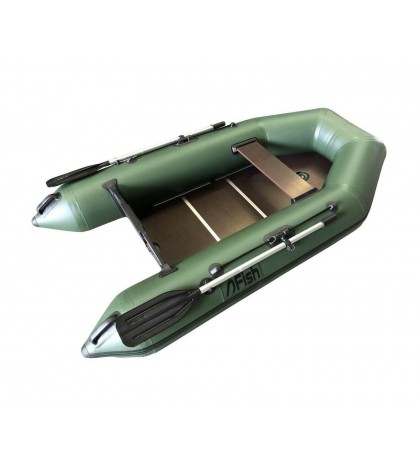 FISH 240 green inflatable fishing boat top quality 100% built in Europe