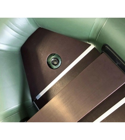 FISH 240 green inflatable fishing boat top quality 100% built in Europe