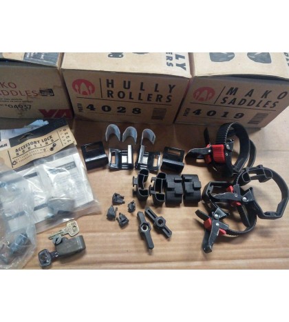 Yakima Mako Saddles; Yakima Hully Rollers; Lock Housings; Straps-Set; misc.parts