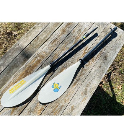 Adventure Technology Carbon Fiber Adjustable Kayak Paddle Oar Rafting Canoe
