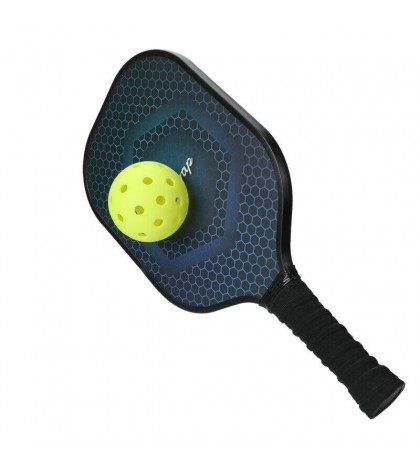 4 Pickleball Paddles Pro Pickleball Graphite Honeycomb Core Rackets w/ Balls Kit