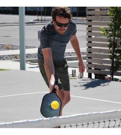 4 Pickleball Paddles Pro Pickleball Graphite Honeycomb Core Rackets w/ Balls Kit