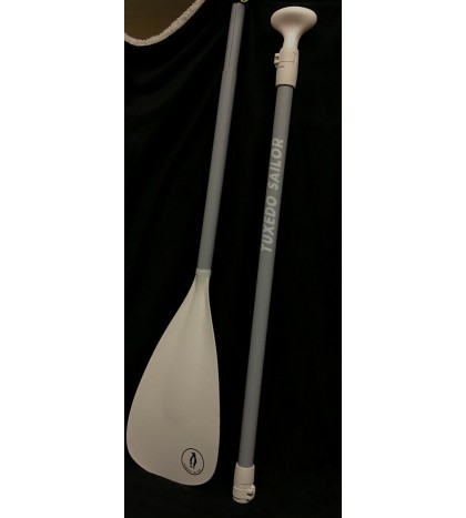 Lot Of New Tuxedo Sailor Canoe Or Kayak Oars/paddle, Carrying Case, And Air Pump