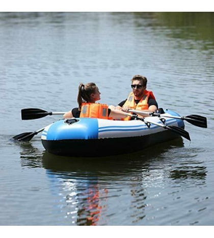 Yocalo Inflatable Boat Series,raft Inflatable Kayak, Fishing Boat White_2-3