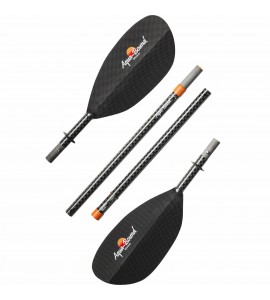 Aqua Bound Whiskey Carbon Straight Shaft 4-Piece Kayak Paddle Aqua Bound Whiskey Carbon Straight Shaft 4-Piece Kayak Paddle