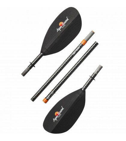 Aqua Bound Whiskey Carbon Straight Shaft 4-Piece Kayak Paddle
