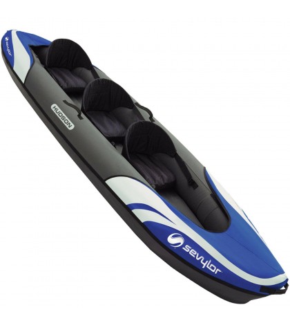 Sevylor Inflatable Hudson Kayak 3 Seater Familien-Kanu Recreational Kayak Tour