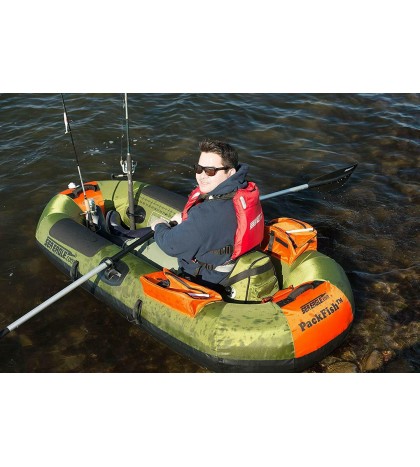New Sea Eagle PF7K_D PackFish Inflatable Deluxe Fishing Boat Package