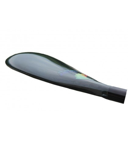 ZJ SPORT Carbon Fiber Marathon Kayak Paddle In 3 Option Shaft With 10cm Adjustor