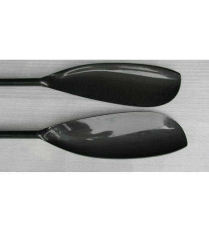 ZJ SPORT Carbon Fiber Marathon Kayak Paddle In 3 Option Shaft With 10cm Adjustor