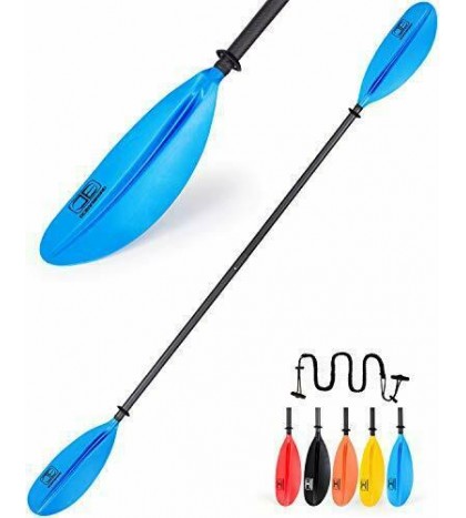 Kayak Paddle 230CM/90.5 Inches Premium Carbon Shaft Kayaking Boating Oar with P