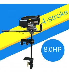 4-stroke Outboard Boat Motor Engine with Water Cooling System Pull Start 8HP US