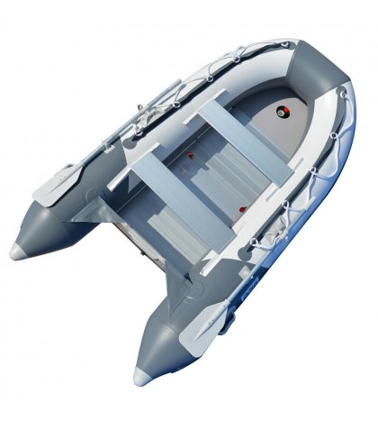 BRIS 9.8 ft Inflatable Boat Dinghy 4 Person Pontoon Boat Tender Fishing Raft