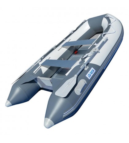 BRIS 9.8 ft Inflatable Boat Dinghy 4 Person Pontoon Boat Tender Fishing Raft