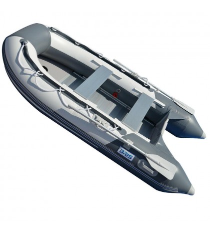 BRIS 9.8 ft Inflatable Boat Dinghy 4 Person Pontoon Boat Tender Fishing Raft