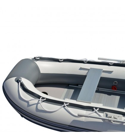 BRIS 9.8 ft Inflatable Boat Dinghy 4 Person Pontoon Boat Tender Fishing Raft