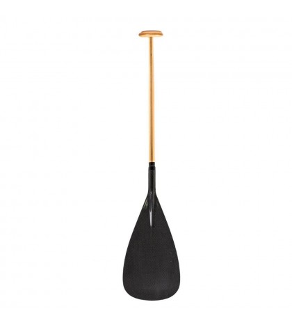 ZJ SPORT Hybrid Carbon Outrigger Canoe OC Paddle With Wooden Bent Shaft
